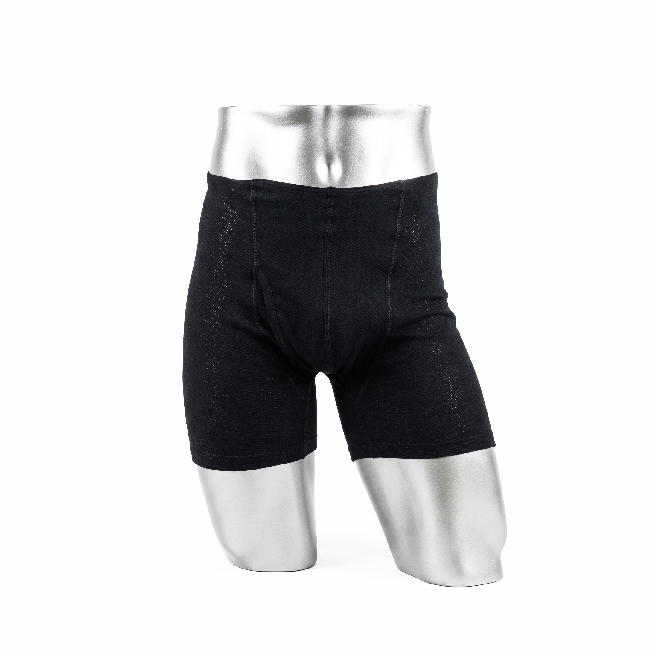 SIDO 包帯パンツ ウエストゴムなし ロングボクサーパンツ ブラック