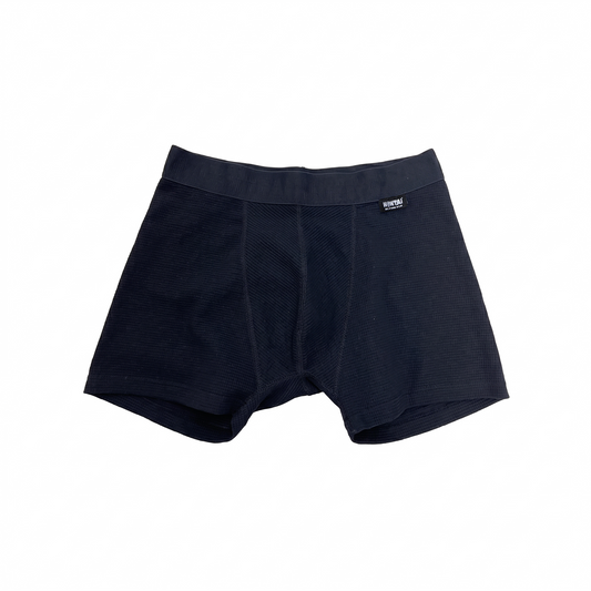 HOHTAI®︎ BLACK 包帯パンツ ブラック ショートボクサー｜二浴染め フラットシーマ縫製 メンズ SIDO