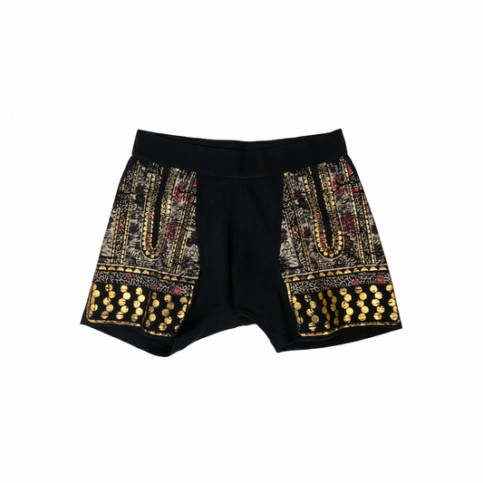 SIDO 包帯パンツ 織田信長 甲冑パンツ SAMURAI ショートボクサー｜HOHTAI®︎生地 メンズボクサーパンツ