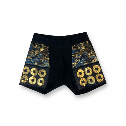 SIDO 包帯パンツ 真田昌幸 甲冑パンツ SAMURAI ショートボクサー｜HOHTAI®︎生地 メンズボクサーパンツ